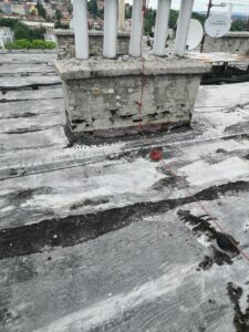 Bělohorská 38, Praha - oprava komínů a krytiny