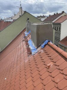 Soukenická 1096_30, Praha - oprava komínových plášťů
