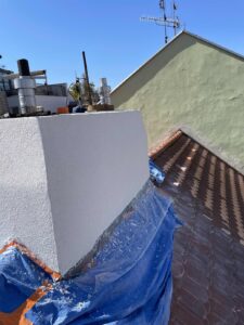 Soukenická 1096_30, Praha - oprava komínových plášťů