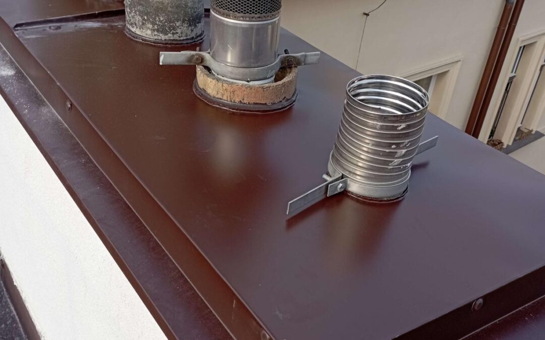 Soukenická 1096_30, Praha - oprava komínových plášťů