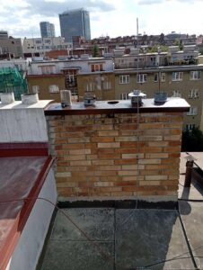 Nad Jezerkou 1075_13, Praha - oplechování komínových hlavic