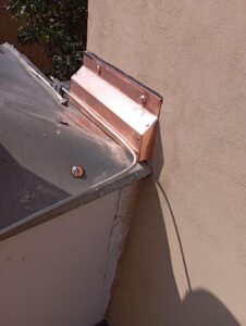 Mostecká 276_17, Praha - žlab a jiné klempířské práce u terasy