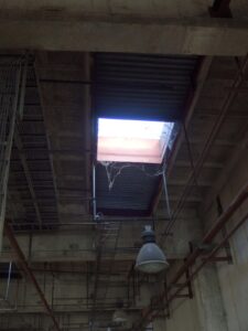 Ve Žlíbku 2196, čištění světlíků