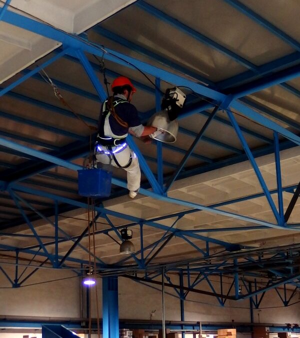 výměna výbojek hala